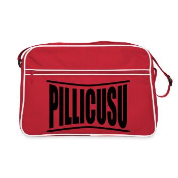 Sicilian Sicilian pillicusu fussy t-shirt - Retro Bag - red/white - Front