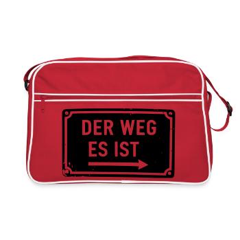 La Voie Est - C’est La Voie - Voie Lactée - Sac Retro - rouge/blanc - Devant