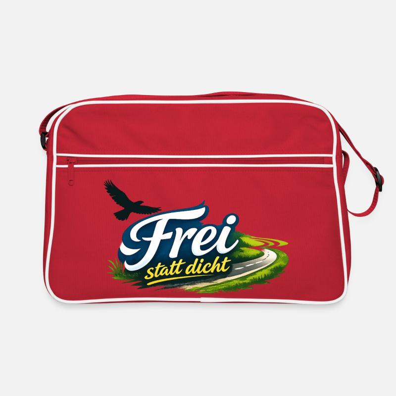 Libre plutôt que dense – sobre. Fort. Libre. Sac Retro
