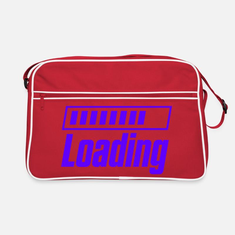 Loading bar motif Retro Bag
