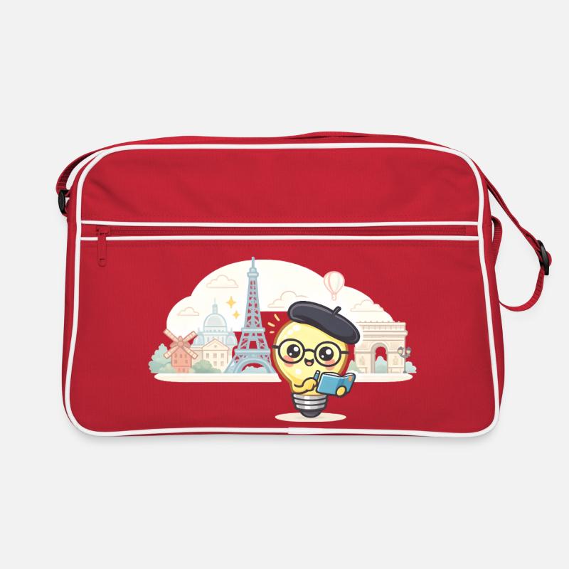 Parisian Lightbulb Scholar Retro Bag