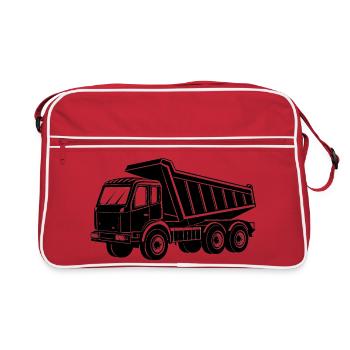Benne - Sac Retro - rouge/blanc - Devant