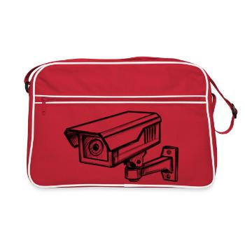 Security Camera Security - Illusionration - Retro Bag - red/white - Front