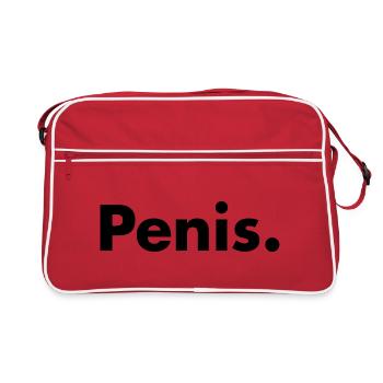Penis - Retro Bag - red/white - Front