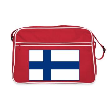 Finland Flag - Retro Bag - red/white - Front