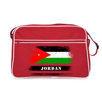 Drapeaux Jordan - Sac Retro - rouge/blanc - Devant