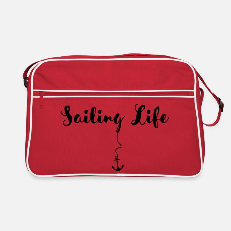 Voile et navigation de plaisance - Amour à la voile Sac Retro