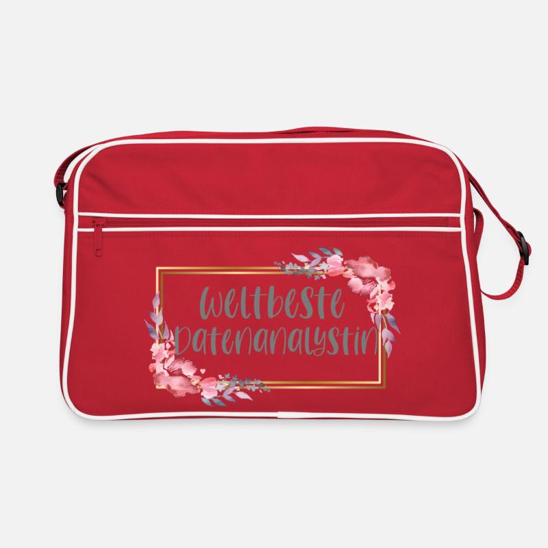 Datenanalystin Datenanalyse Geschenk Retro Tasche