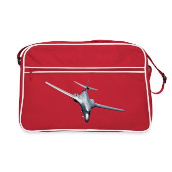 B-1B Lancer - Retro Tasche - Rot/Weiß - Vorne