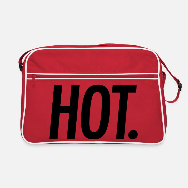 HOT. – Bold Statement Typografie Retro Tasche