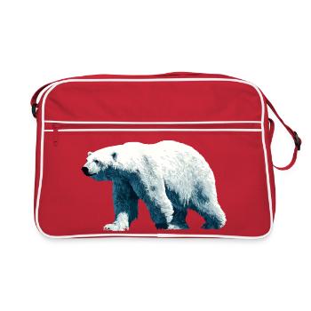 Polar Bear Polar Bear - Retro Bag - red/white - Front