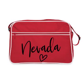 Nevada Heart Women's Love Nevada - Retro Bag - red/white - Front