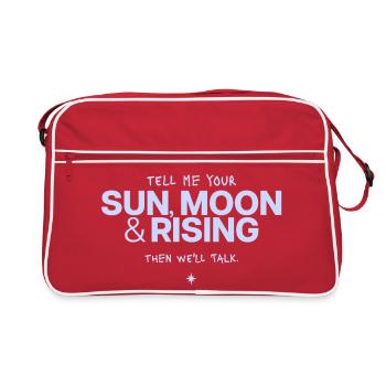 Récit du lever du soleil et de la lune - Sac Retro - rouge/blanc - Devant