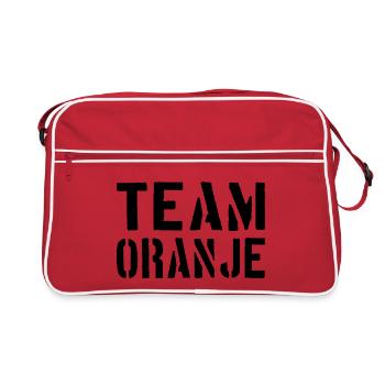 Équipe Oranje - Pays-Bas - Niederlande Pays-Bas - Sac Retro - rouge/blanc - Devant