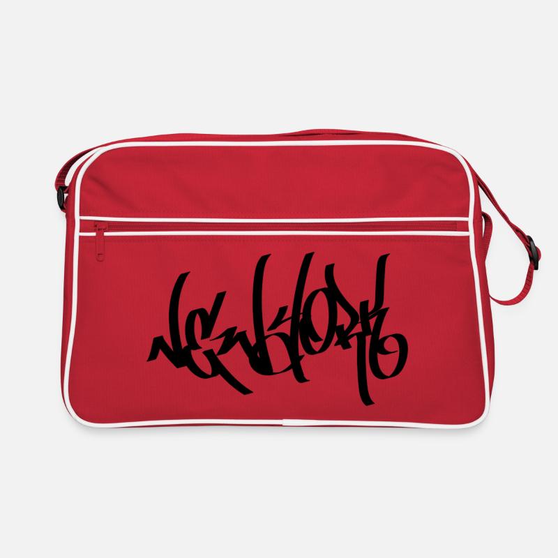 New York Graffiti Tag Handstyle 2 Retro Tasche