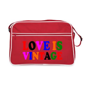 Love is vintage - Sac Retro - rouge/blanc - Devant