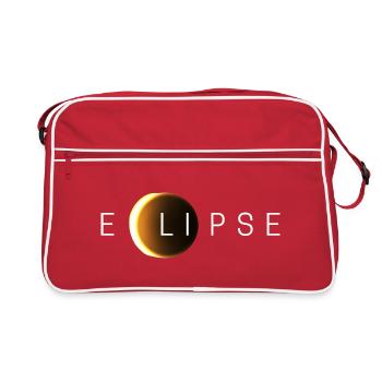 Solar eclipse - Retro Bag - red/white - Front