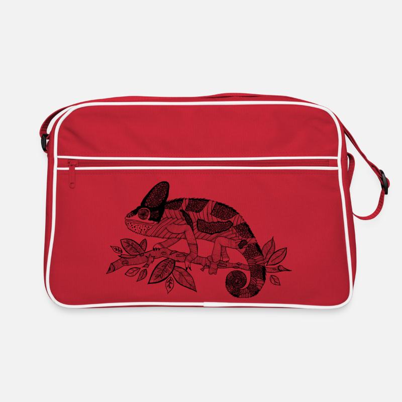 Chamäleon Retro Tasche
