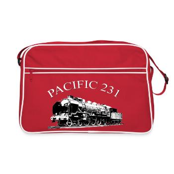 Locomotive création Louis RUNEMBERG Adagp - Retro Bag - red/white - Front