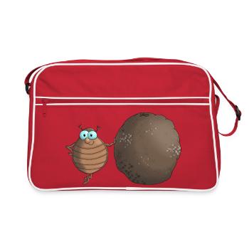 It's all crap - Retro Bag - red/white - Front