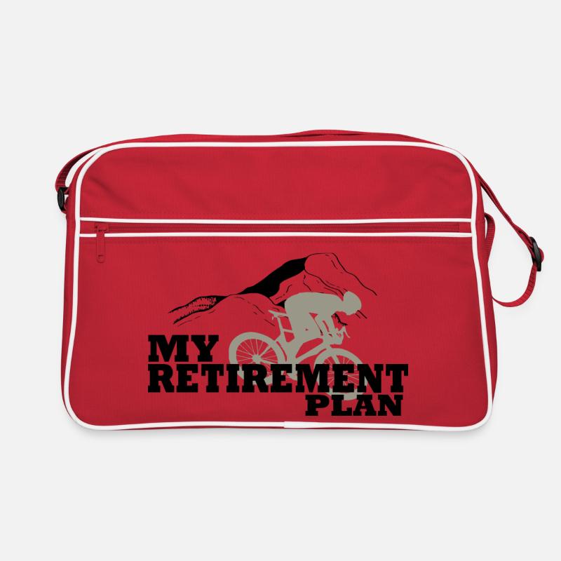Le vélo est mon plan de retraite Sac Retro