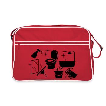 Nettoyeur 7 - Sac Retro - rouge/blanc - Devant