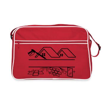 Nettoyeur de façade de pulvérisateur haute pression - Sac Retro - rouge/blanc - Devant