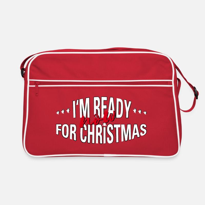 im ready NOW for christmas Retro Tasche