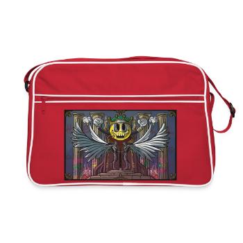 Throne of Chaos - Cartoon Royalty - Retro Bag - red/white - Front