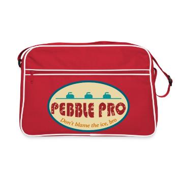 Pebble Pro - Retro Bag - red/white - Front