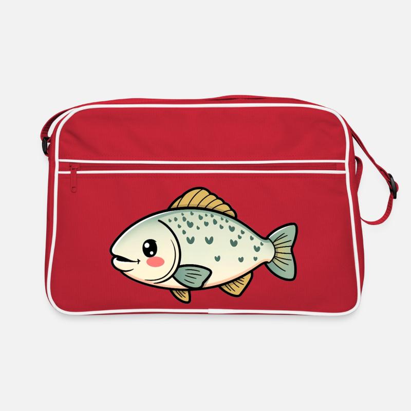 Trout fish Retro Bag