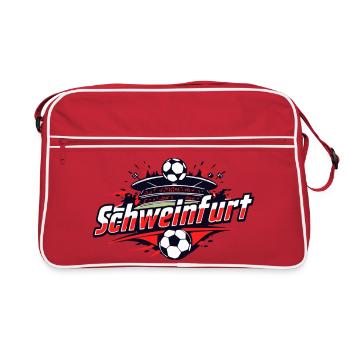 Schweinfurt Football Fan Merchandise Football Fan - Retro Bag - red/white - Front