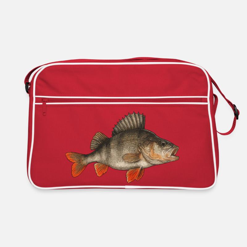 Perch Perch Perch Perch Fishing Perch Perch Perch Retro Bag