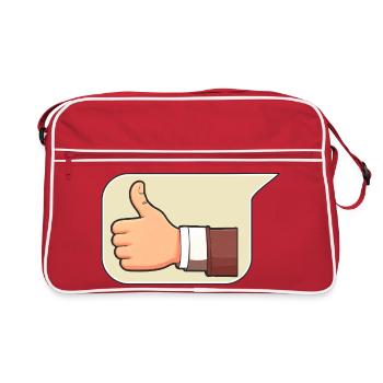 Thumbs up - Retro Bag - red/white - Front