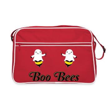 Boo Bees Halloween Duo - Retro Bag - red/white - Front