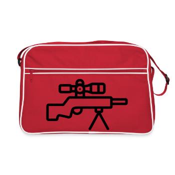 Sniper - Sac Retro - rouge/blanc - Devant
