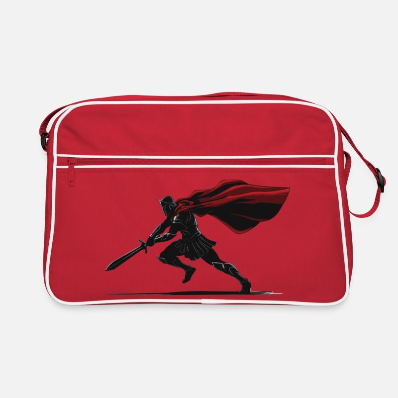 Spartan Warrior Shadow Sword Mascot Warrior Retro Bag