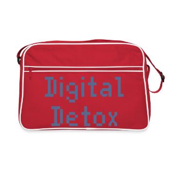 Boîte à outils numérique Pixel Grid - Sac Retro - rouge/blanc - Devant