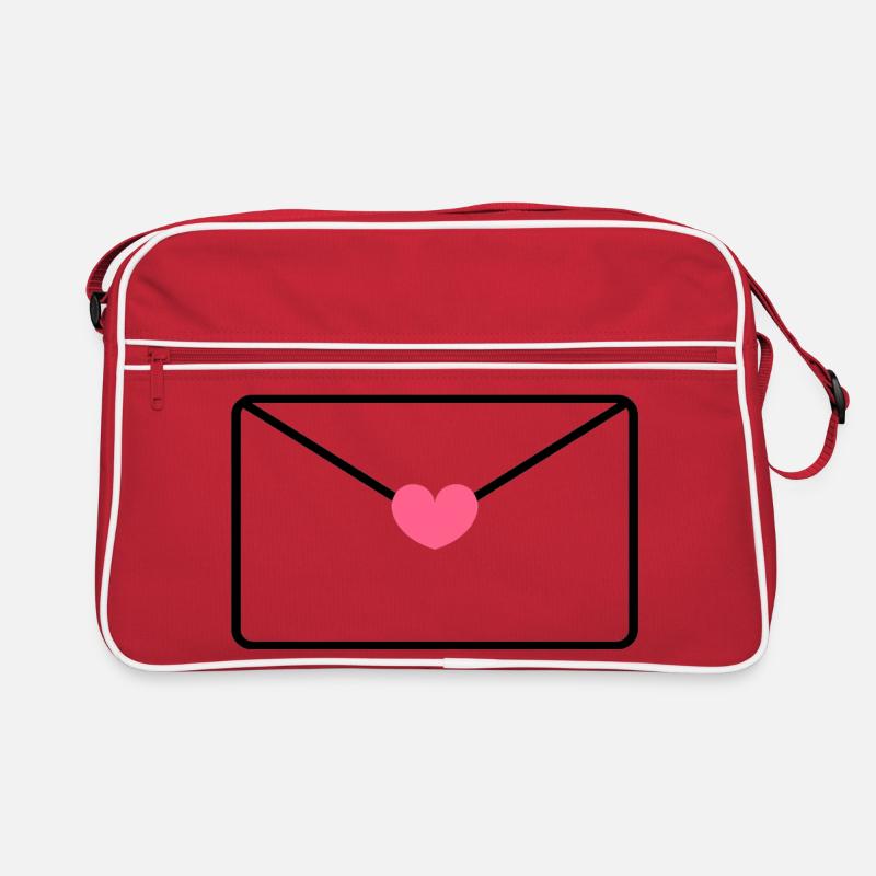 Enveloppe avec le cœur Sac Retro