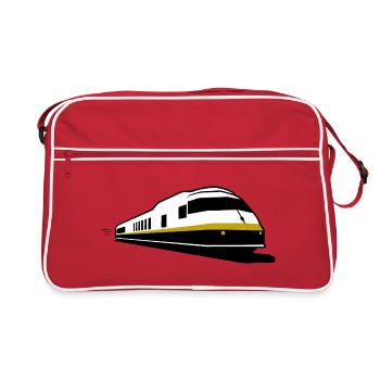 TRAIN - Train - Chemin de fer - Sac Retro - rouge/blanc - Devant