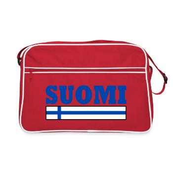 Finlande - Sac Retro - rouge/blanc - Devant