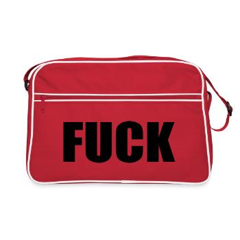 Fuck - Retro Tasche - Rot/Weiß - Vorne