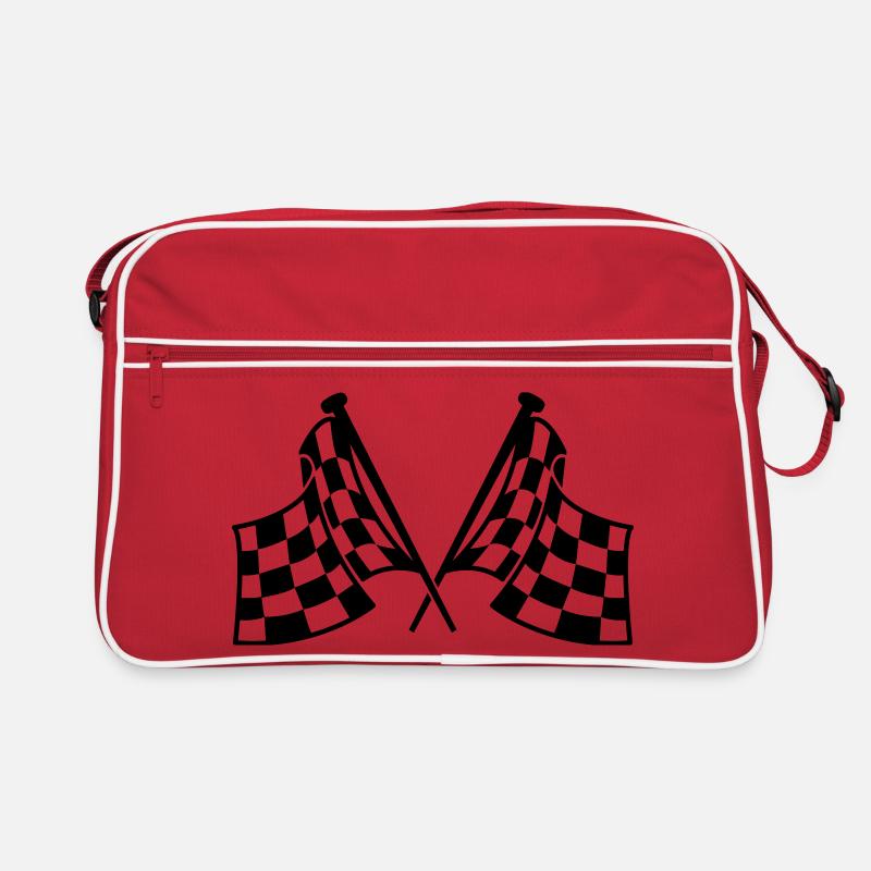 drapeaux de course Sac Retro