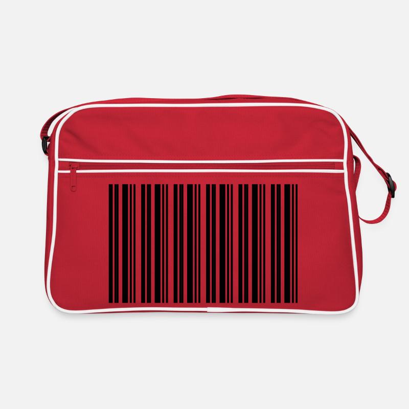 Barcode Barcode Nerd IT Technology Design Retro Bag