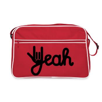 Oui - Sac Retro - rouge/blanc - Devant