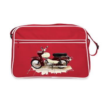 Simson - Star - Retro Tasche - Rot/Weiß - Vorne