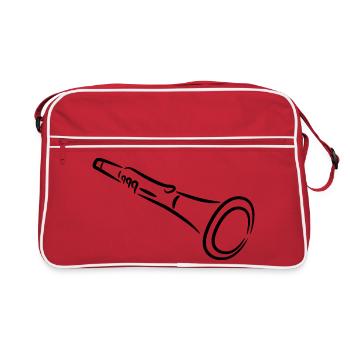Clarinette - Sac Retro - rouge/blanc - Devant