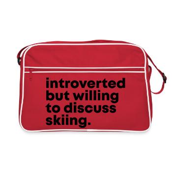 Ski Ski Ski Ski - Sac Retro - rouge/blanc - Devant