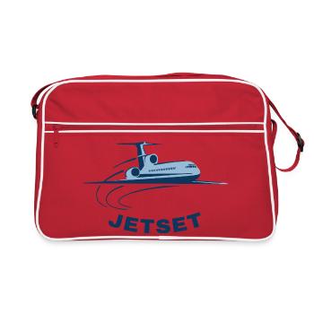 Mode d’humeur Jetset - Sac Retro - rouge/blanc - Devant