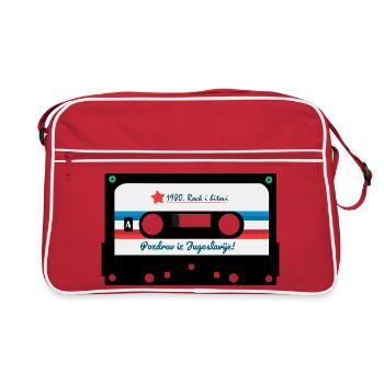 Pozdrav iz Yugoslavije - kaseta - Yugoslavia Retro - Retro Bag - red/white - Front